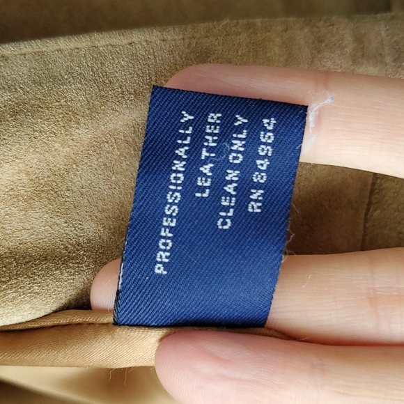 90's Style Real Suede Tan Jacket - Picture 6 of 9